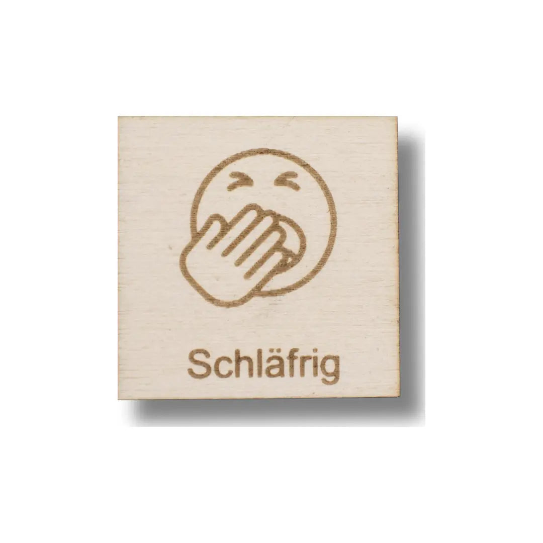 Piktogramm Schläfrig – Müdigkeit sichtbar machen