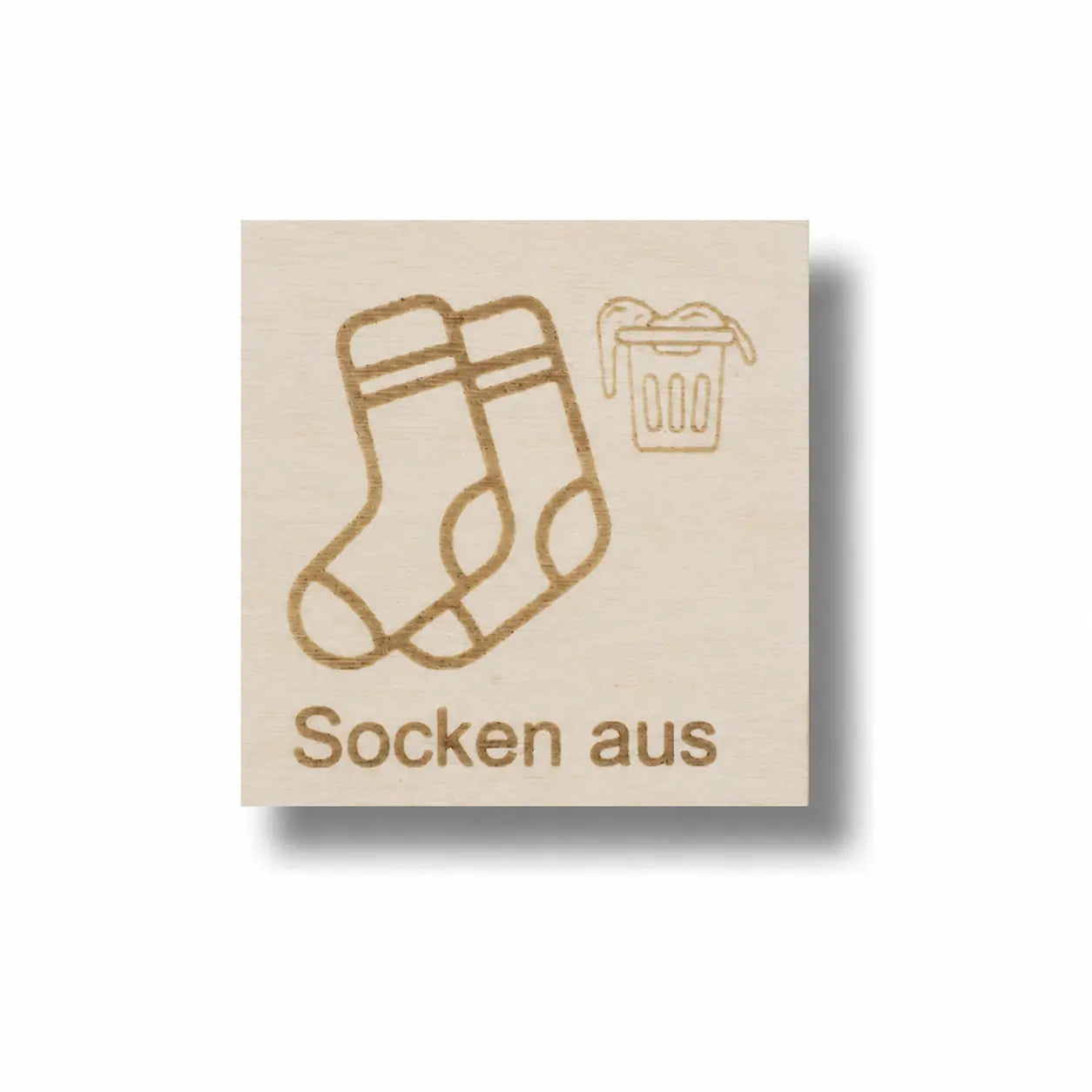 Piktogramm Socken aus
