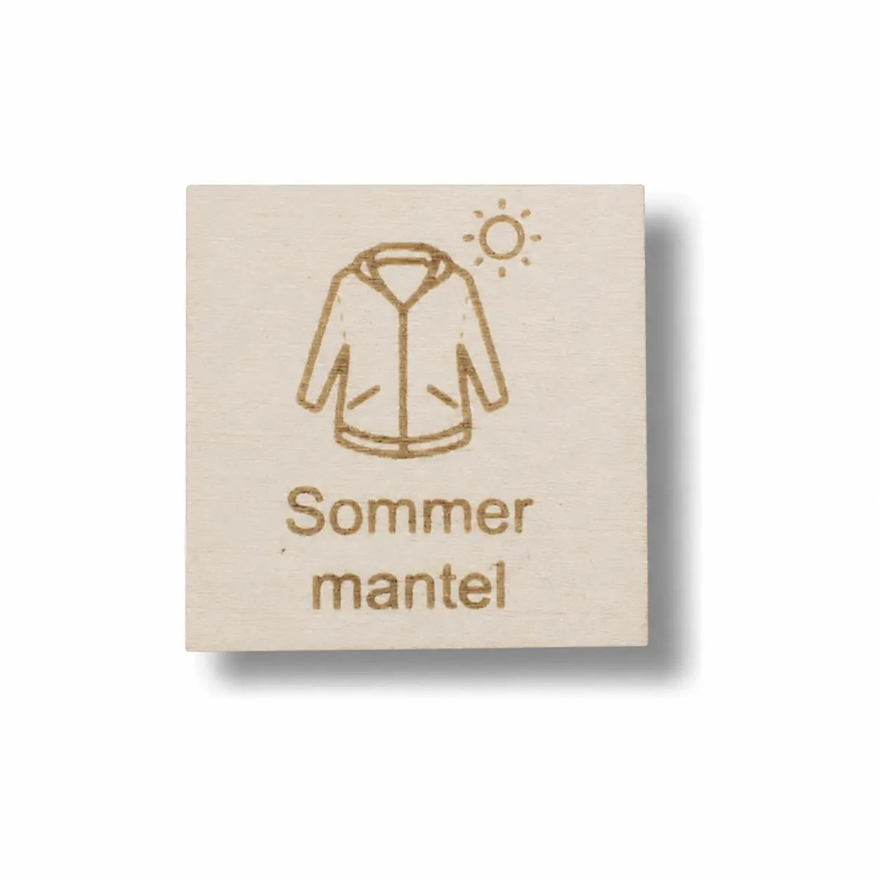 Piktogramm Sommermantel – Kleidung sichtbar machen