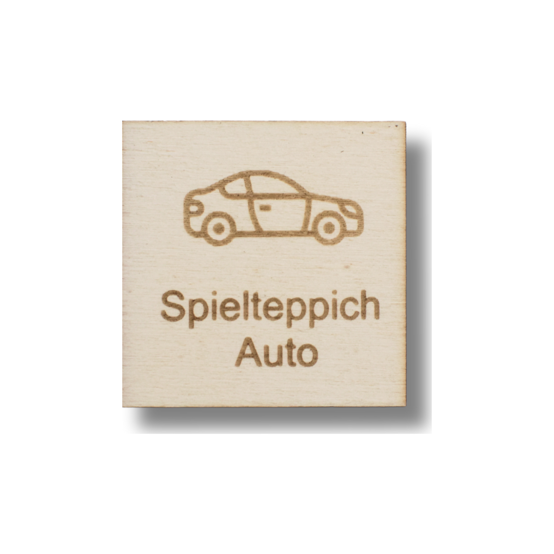 Piktogramm Spielteppich Auto