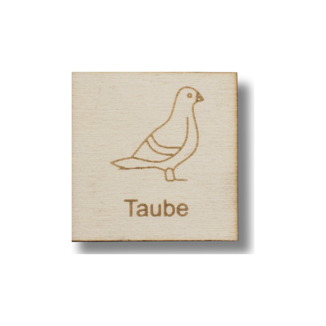 Piktogramm Taube