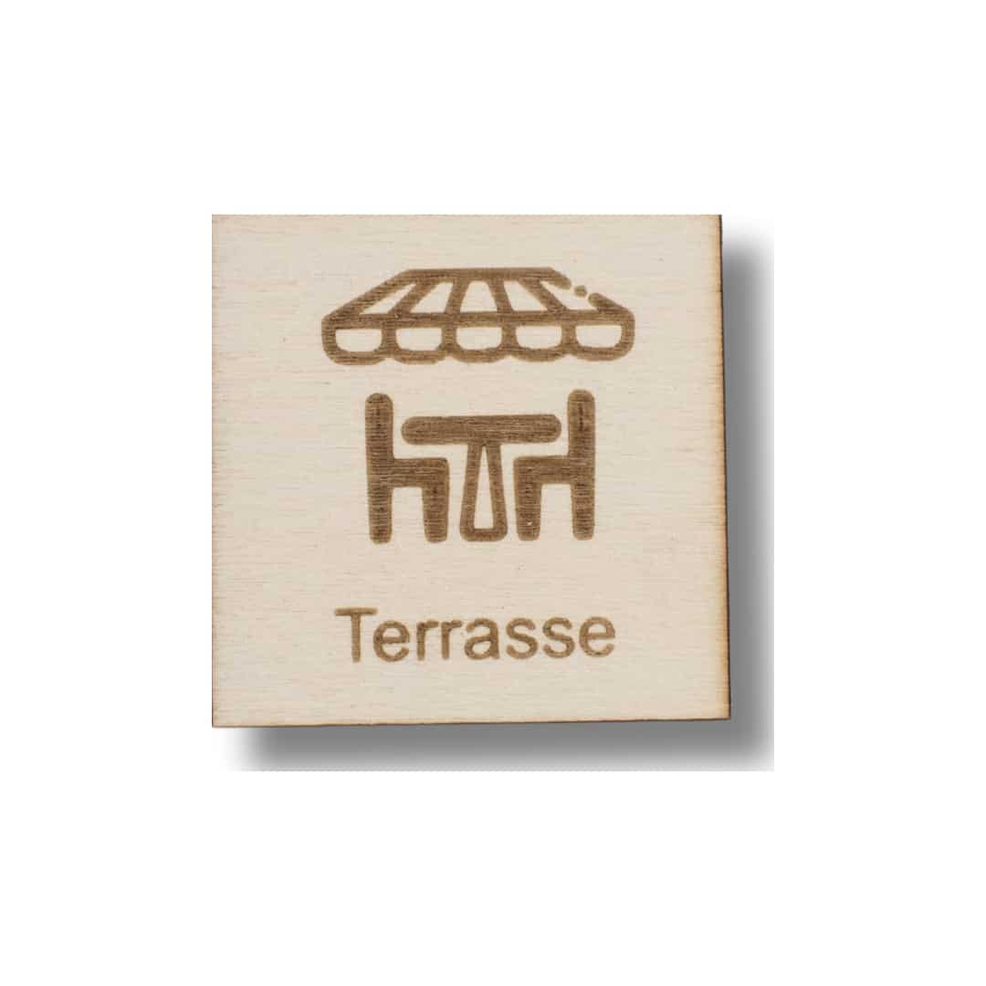Piktogramm Terrasse