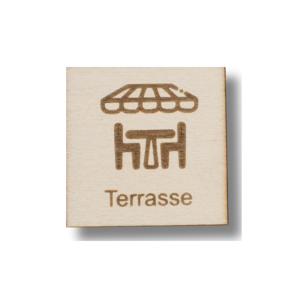 Piktogramm Terrasse