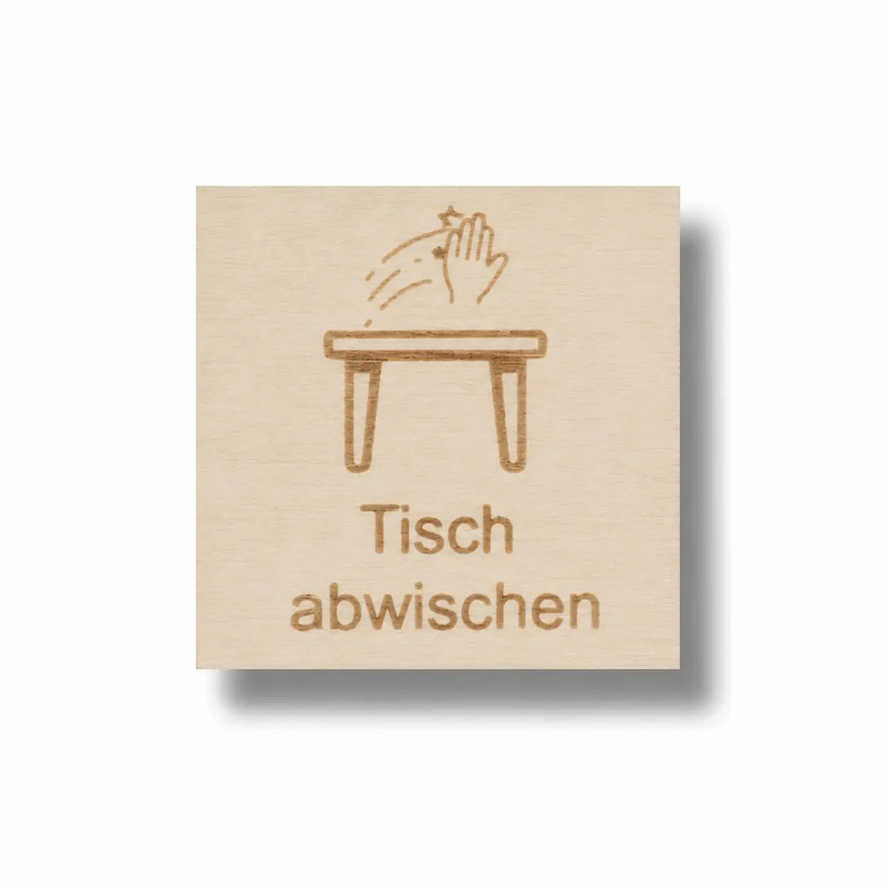 Piktogramm Tisch abwischen