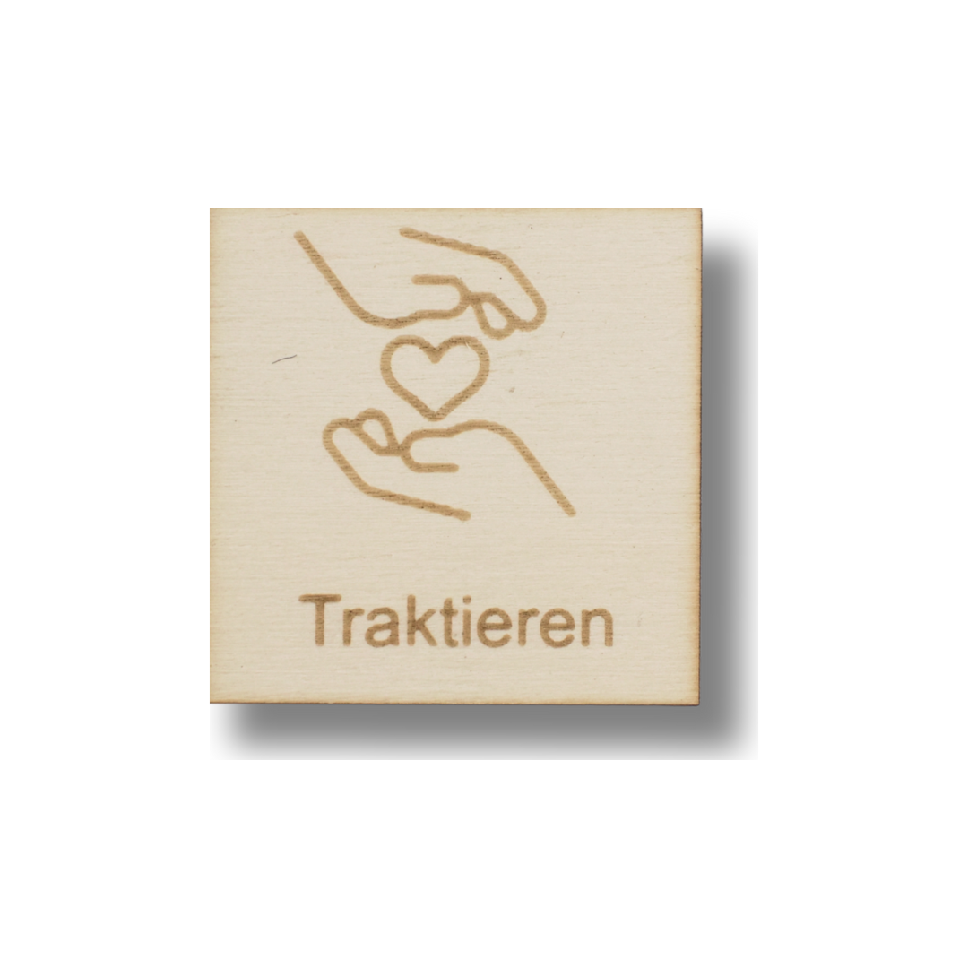 Piktogramm Traktieren