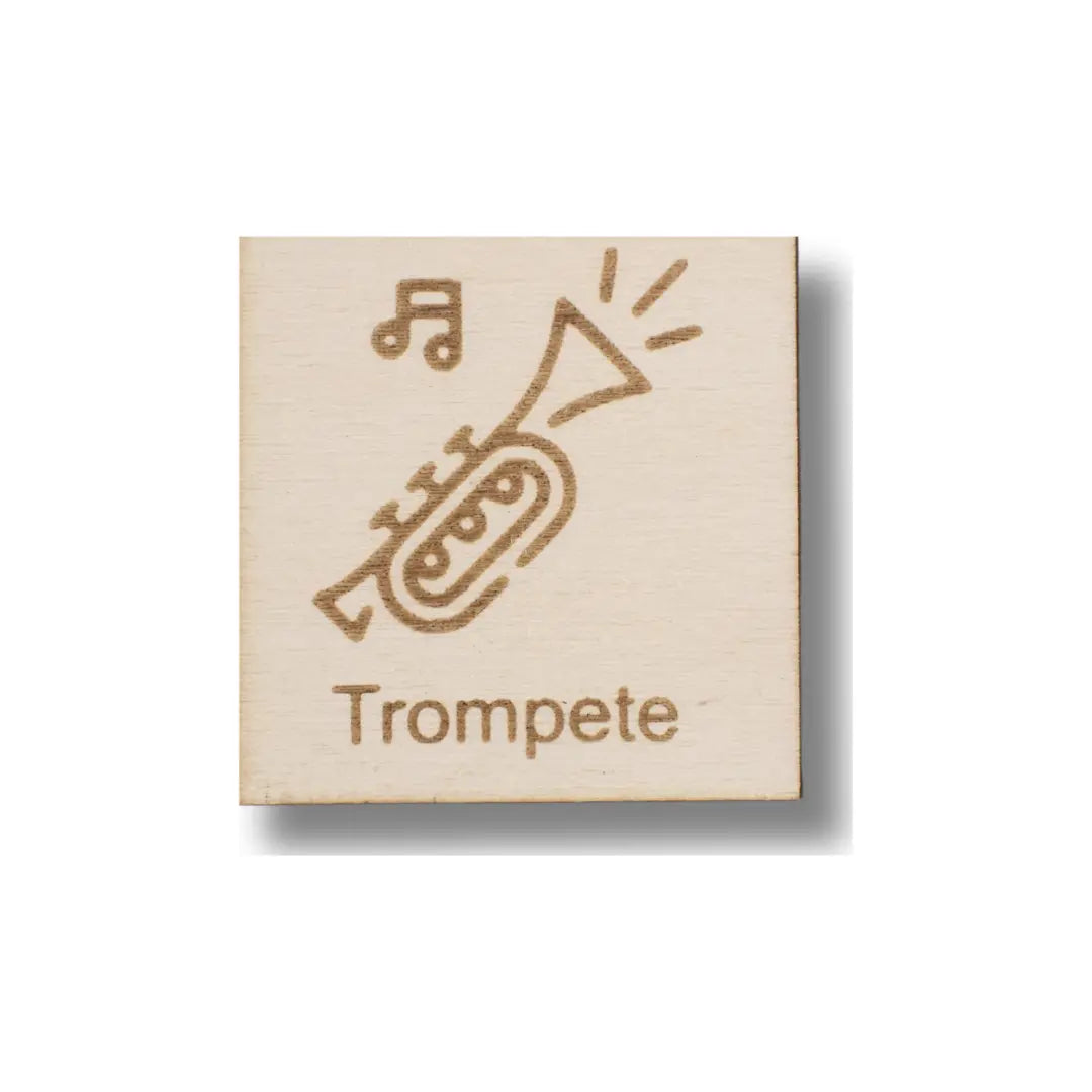 Piktogramm Trompete – Musikzeiten sichtbar machen