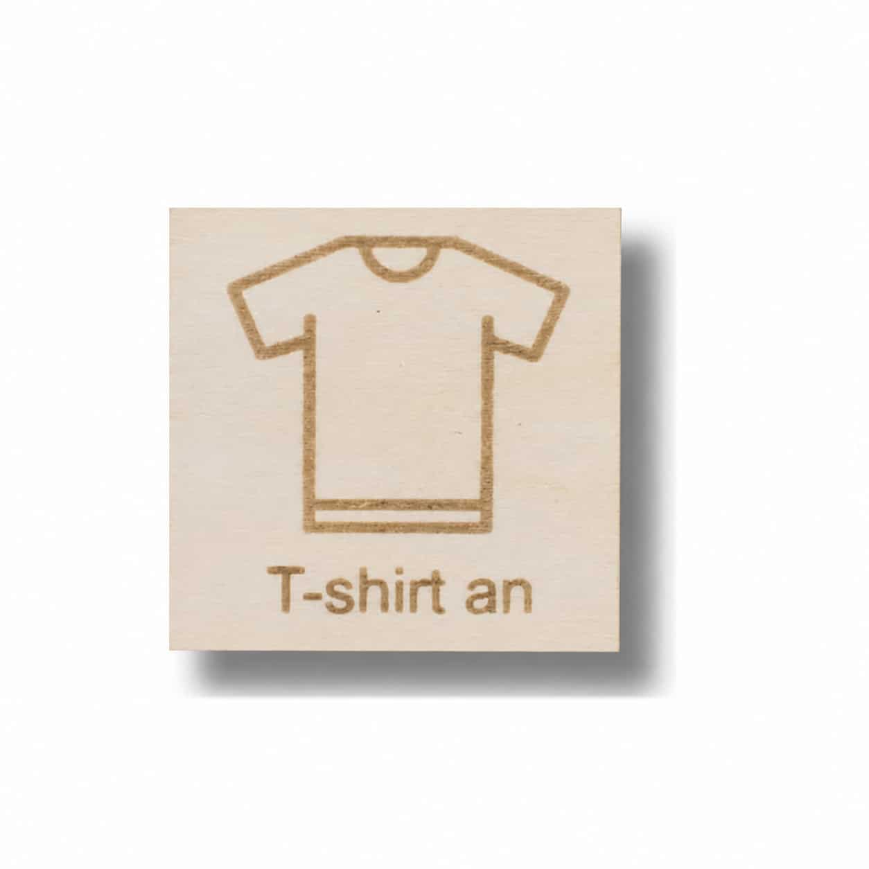 Piktogramm T-Shirt an