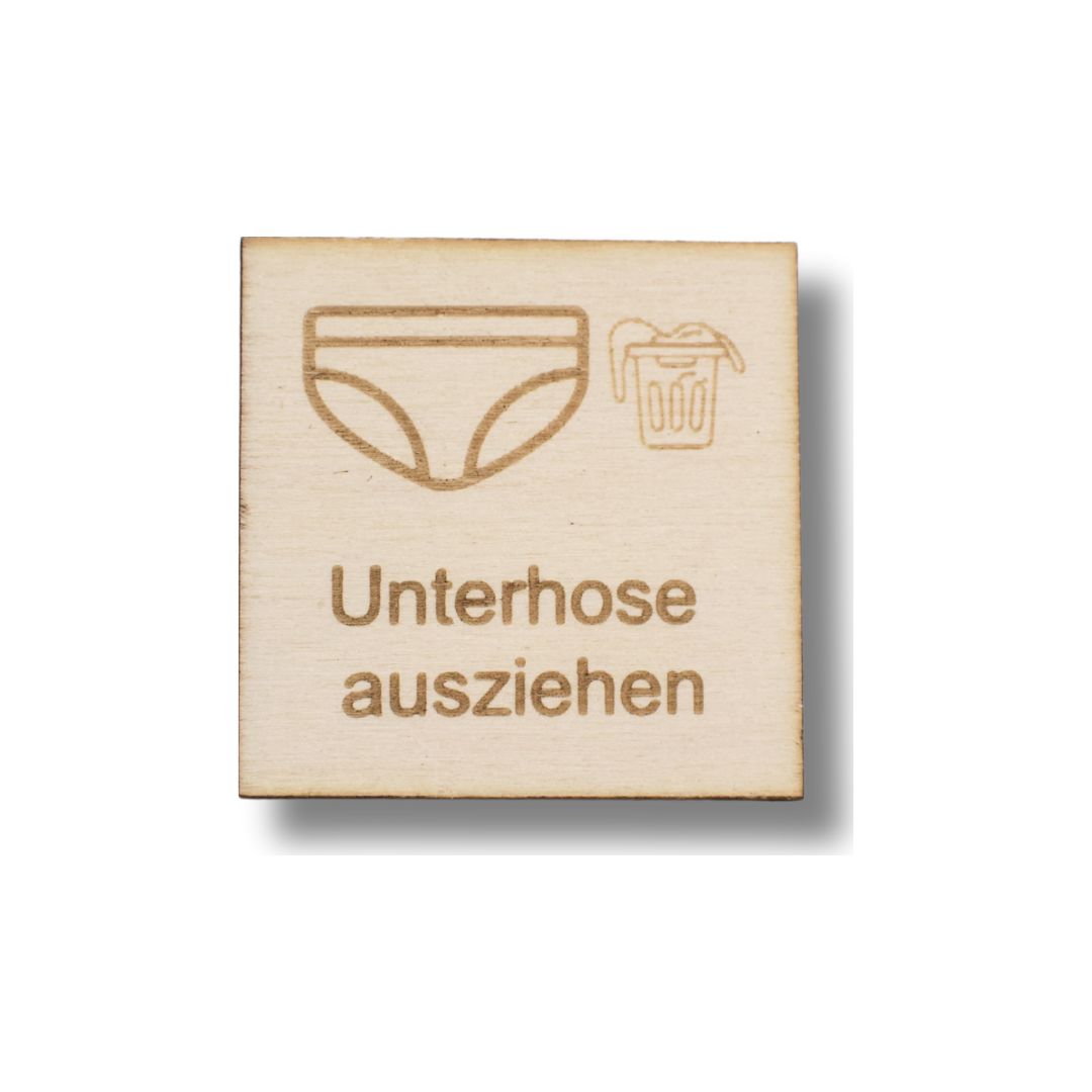 Piktogramm Unterhose ausziehen