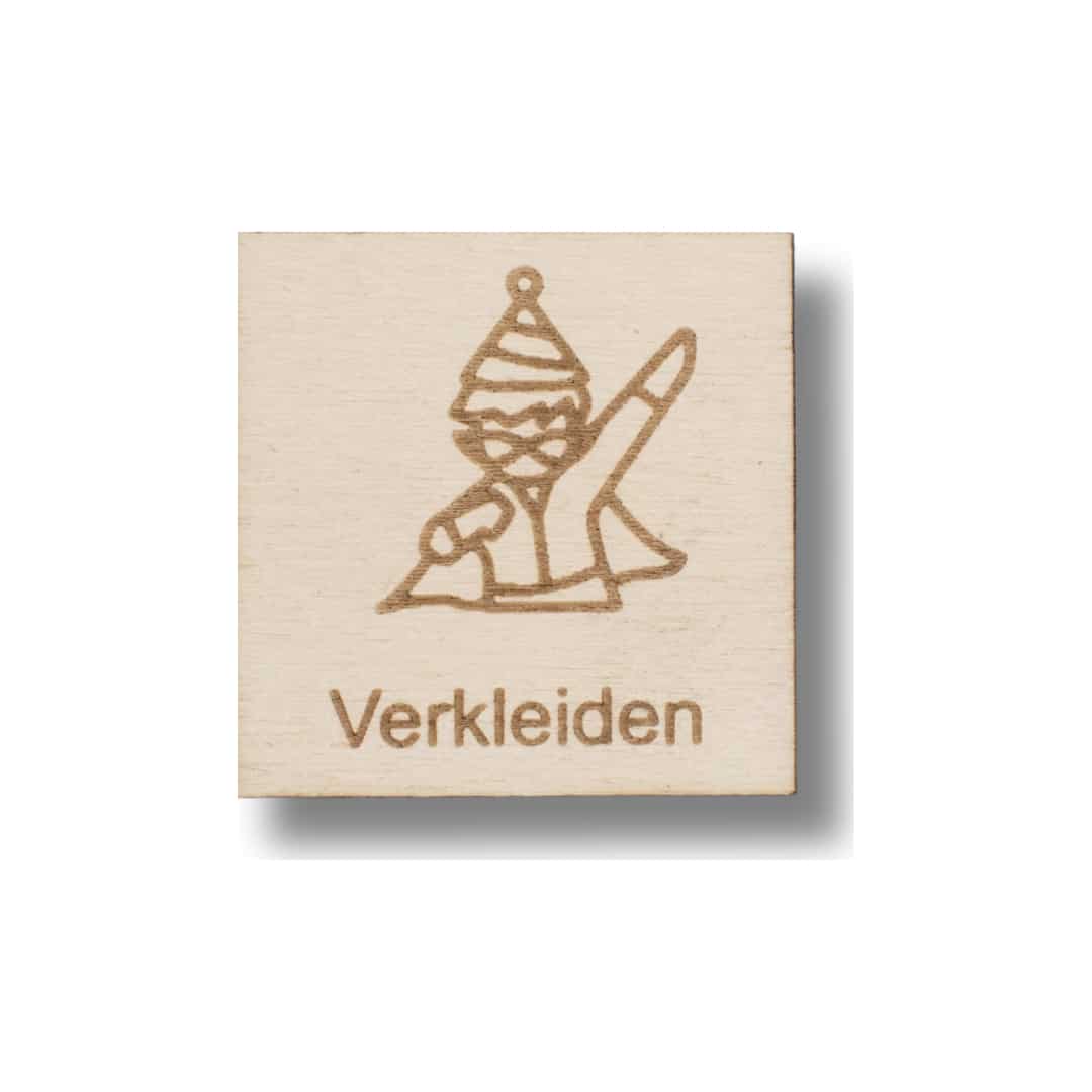 Piktogramm Verkleiden