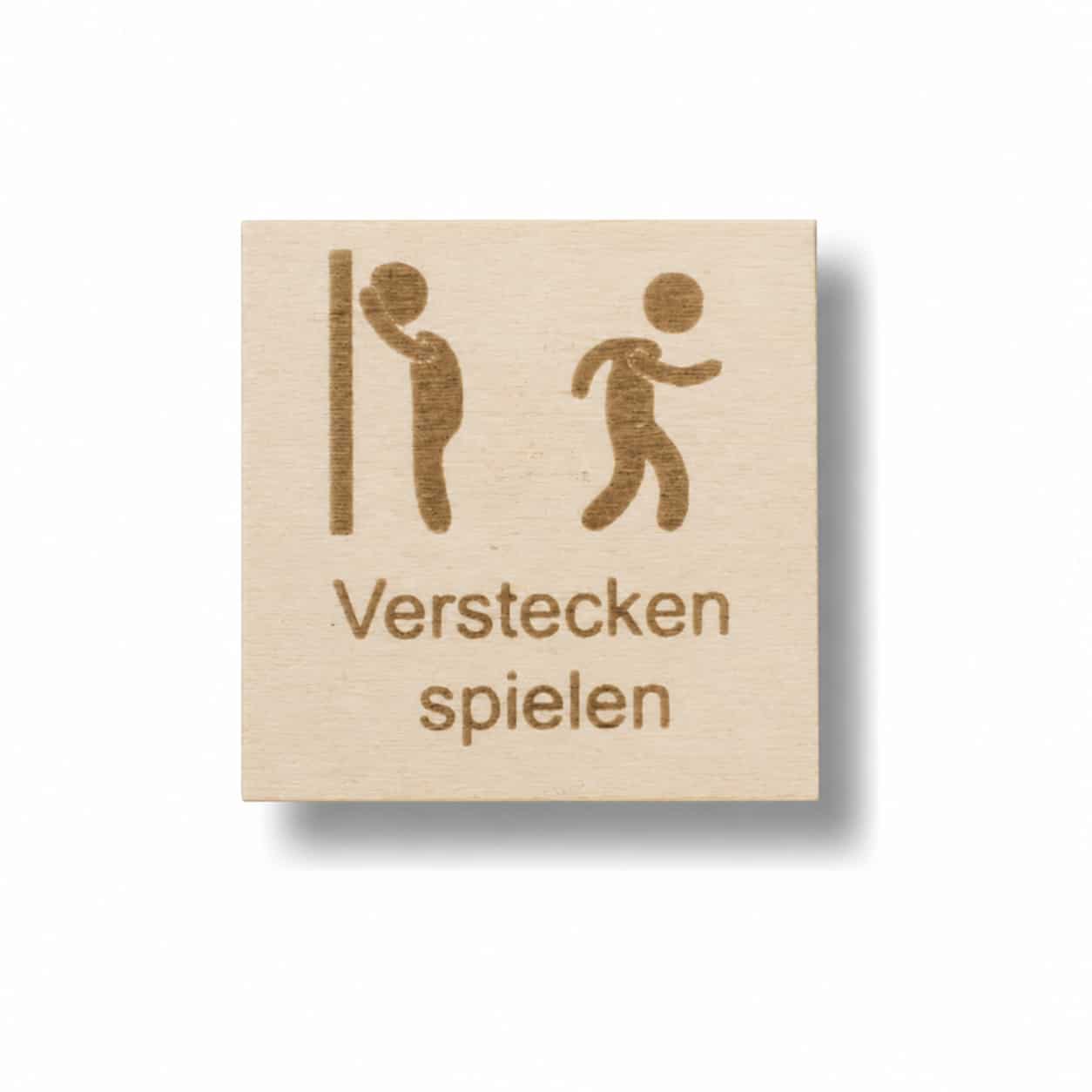Piktogramm Verstecken spielen