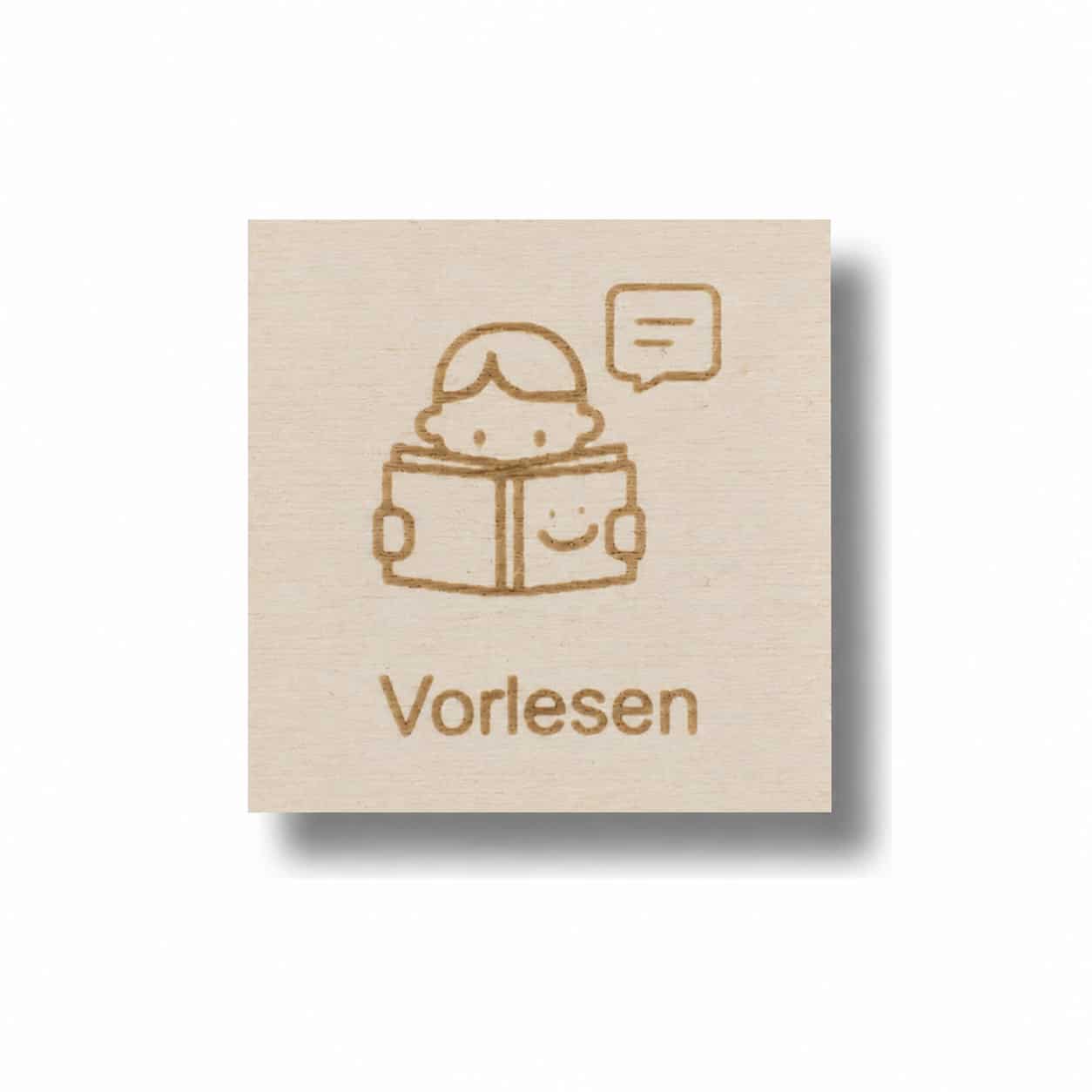 Piktogramm Vorlesen