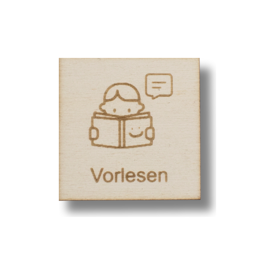 Piktogramm Vorlesen