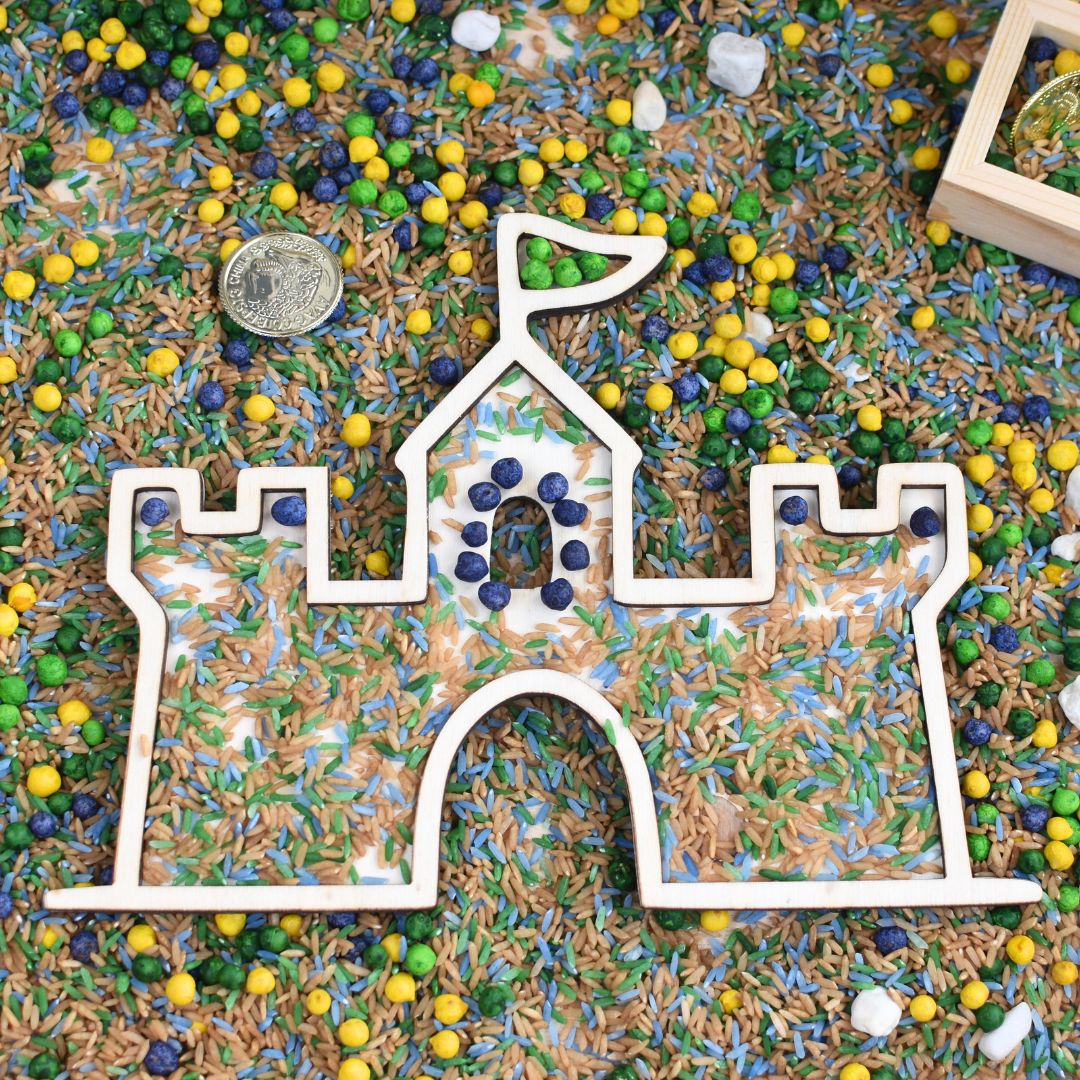 Holz-Füllform Ritterburg