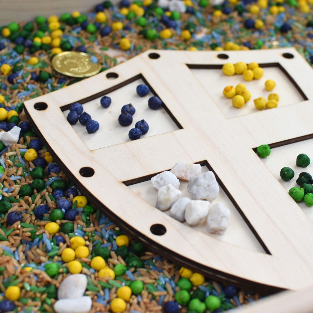 Holz-Füllform Wappenschild