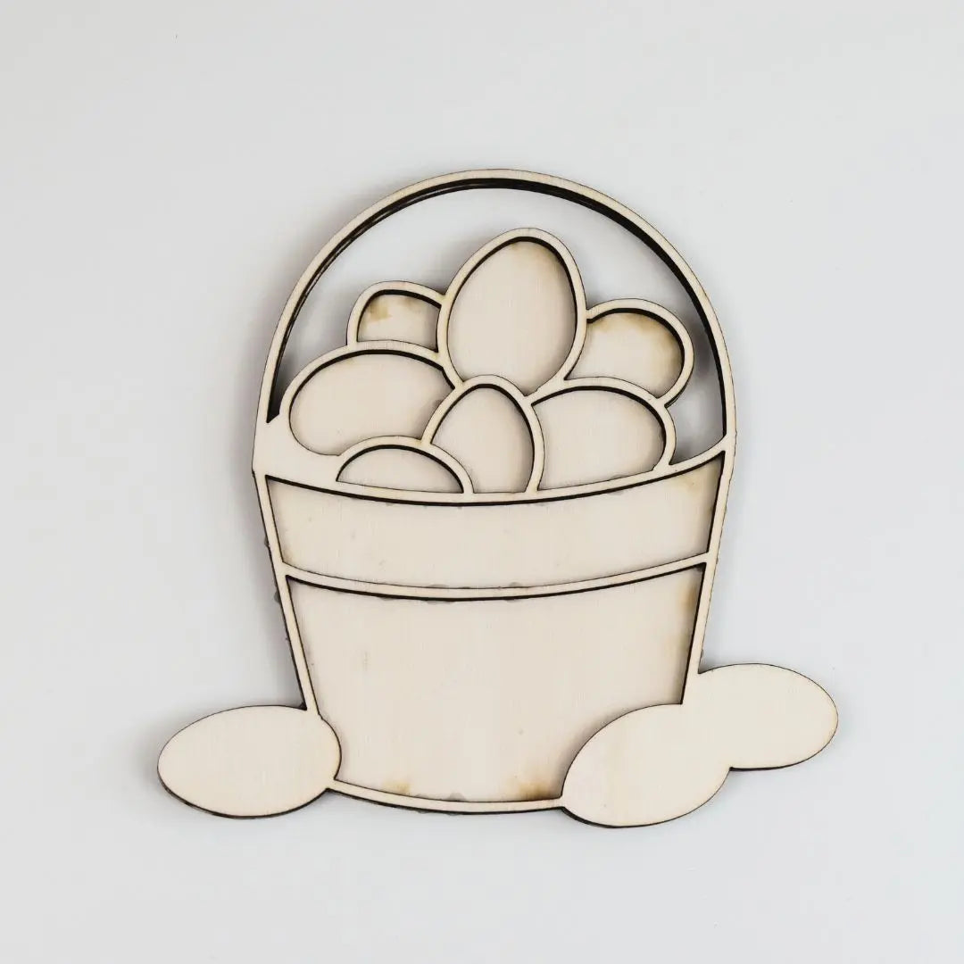 Holz-Füllform Osterkörbchen