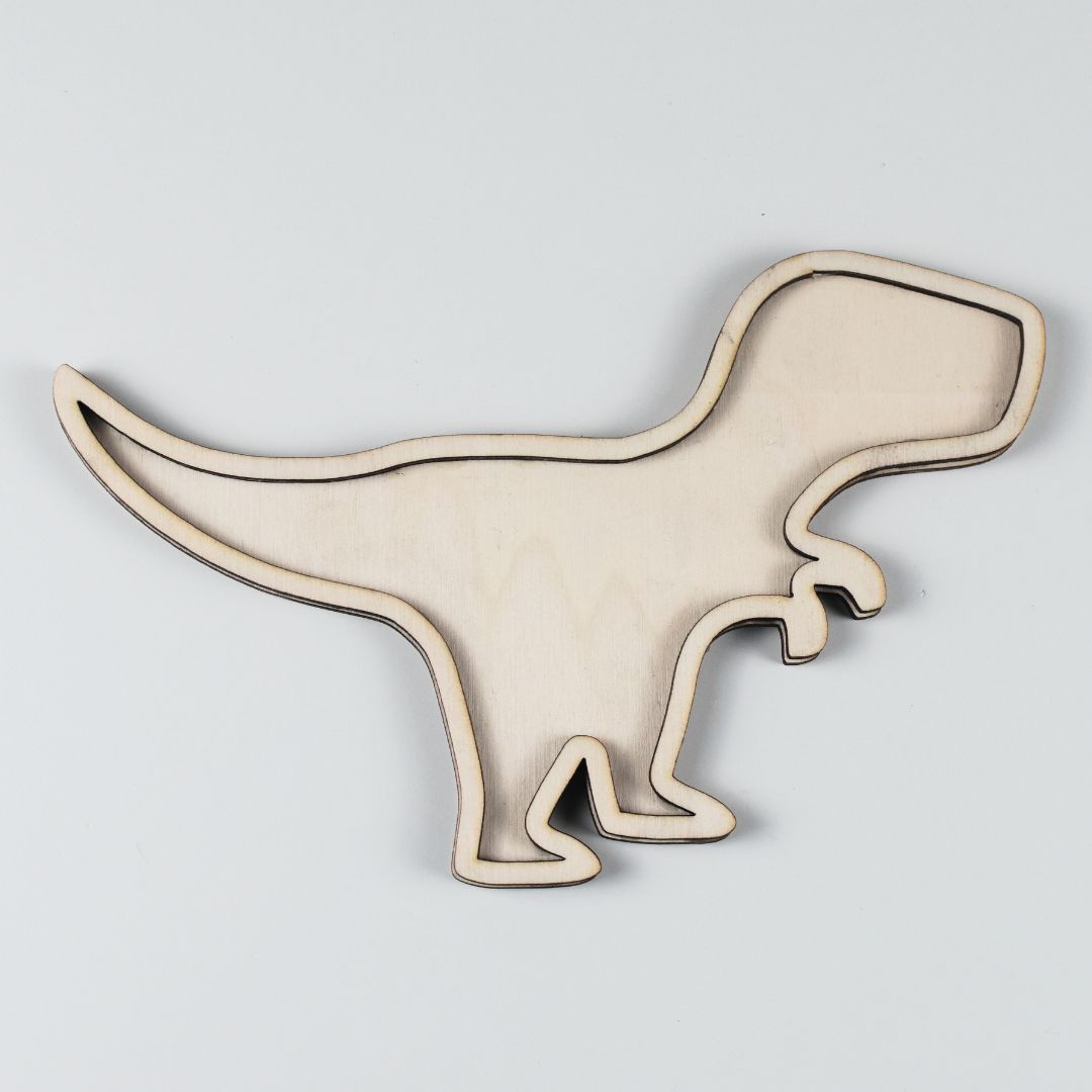 Holz-Füllform Dino