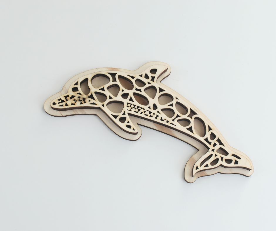 Holzform Delfin