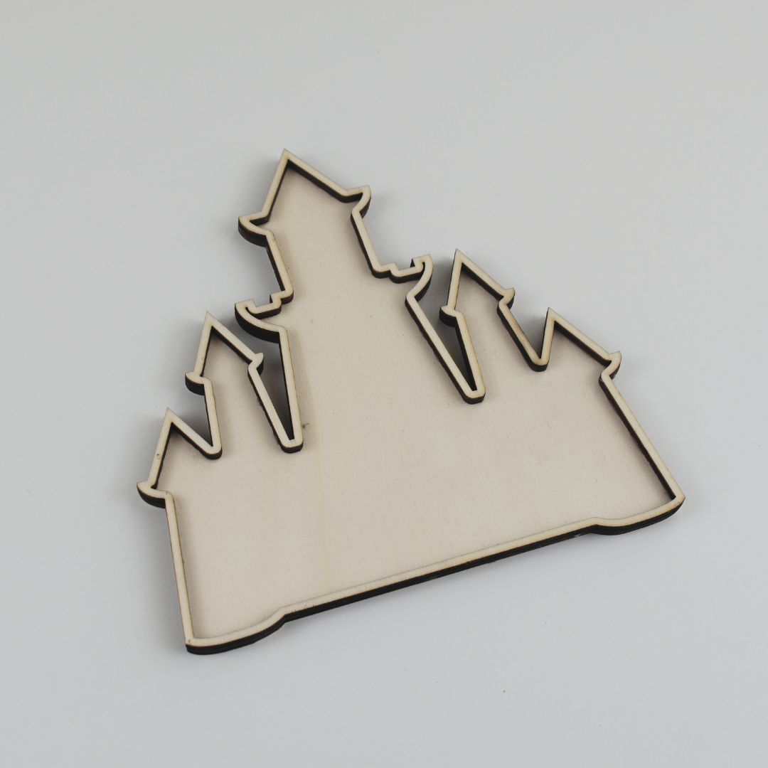 Holz-Füllform Schloss