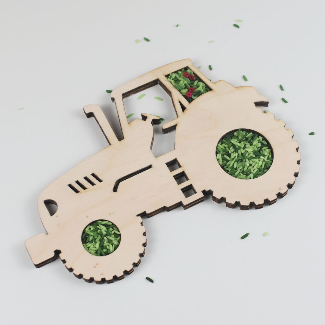 Holzfüllform Traktor – Ein spielerisches Bauernhoferlebnis
