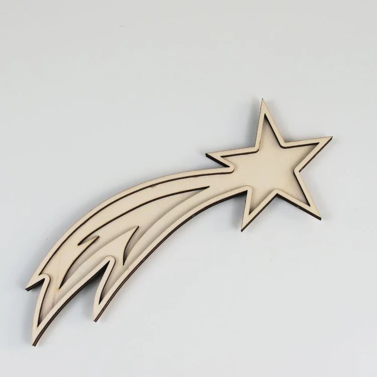 Holz-Füllform Sternschnuppe