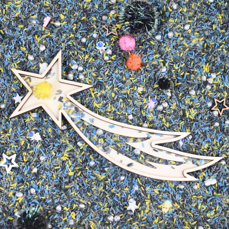 Holz-Füllform Sternschnuppe