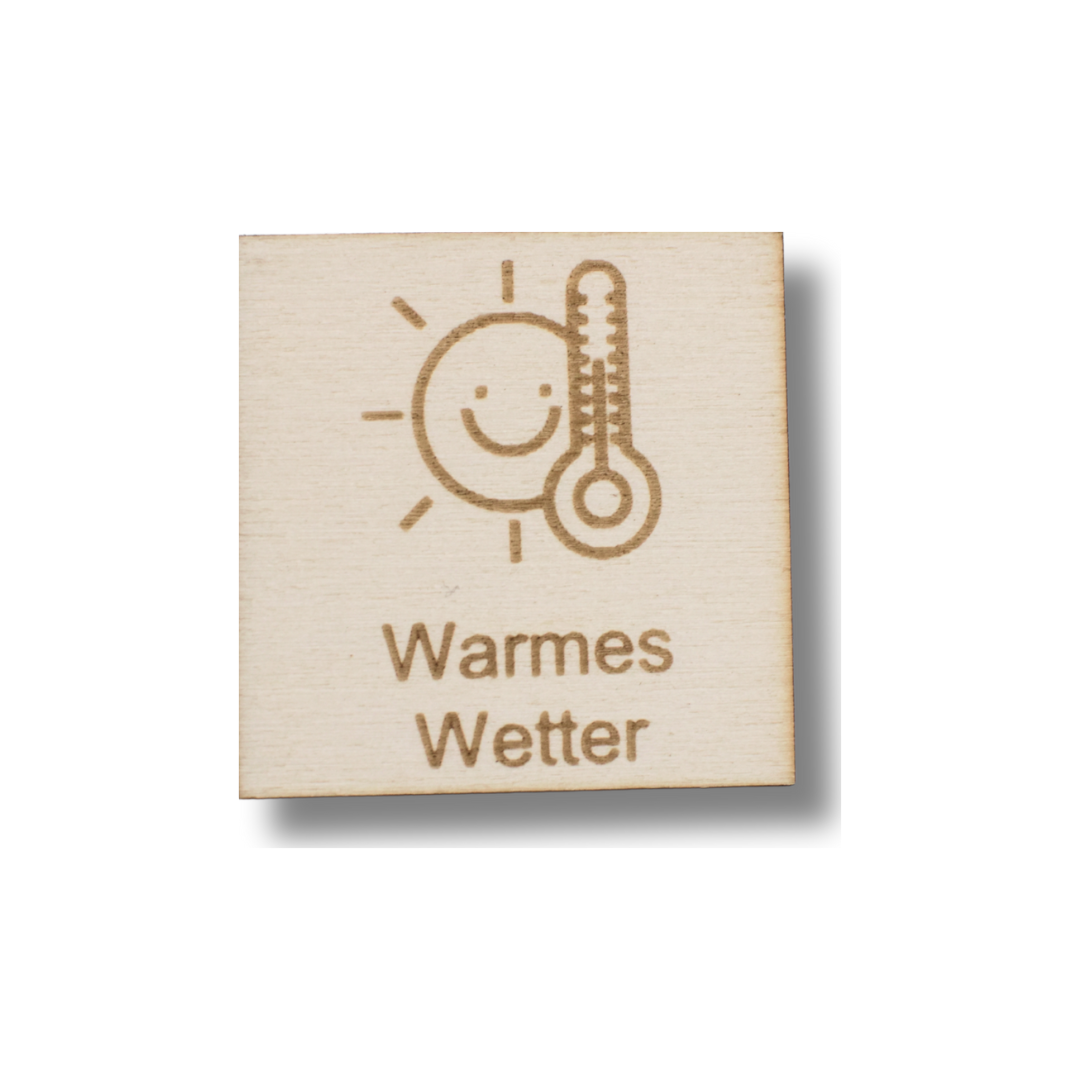 Piktogramm Warmes Wetter