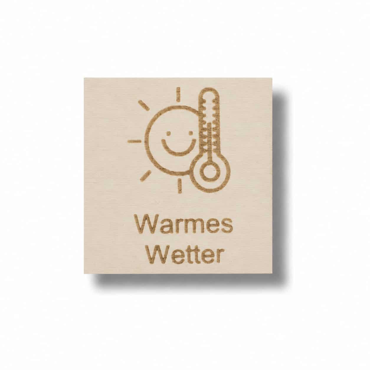 Piktogramm Warmes Wetter