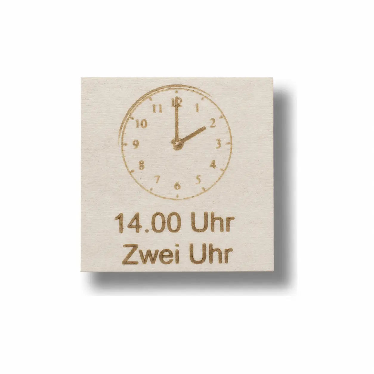 Piktogramm Zwei Uhr – klare Zeitstruktur für Kinder