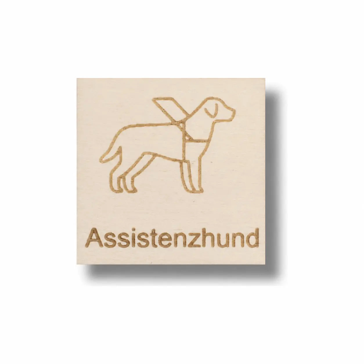 Piktogramm Assistenzhund – Unterstützung sichtbar machen